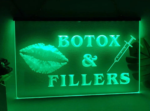 Image of Botox and Fillers LED Neon Illuminated Sign