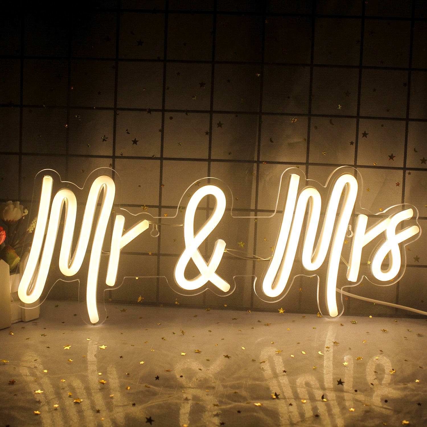 Mr & Mrs LED Neon Wedding Sign