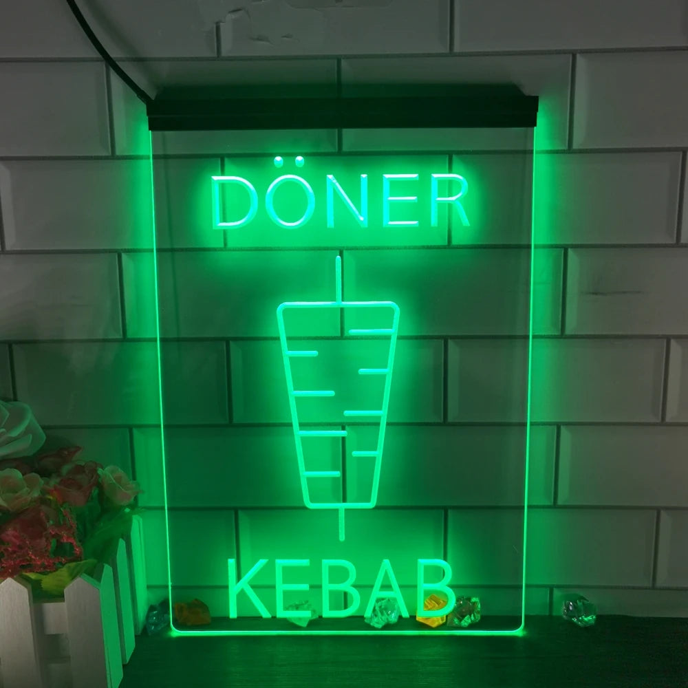Doner Kebab Illuminated LED Neon Sign