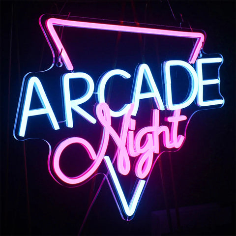 Image of Arcade Night LED Neon Flex Sign