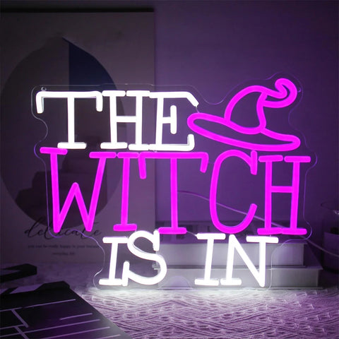 Image of The Witch Is In LED Neon Flex Sign