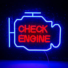 Check Engine LED Neon Flex Sign