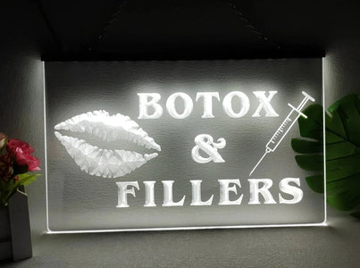 Botox and Fillers LED Neon Illuminated Sign