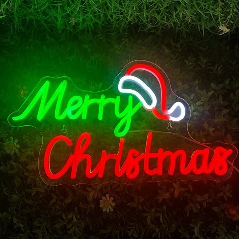 Image of Merry Christmas LED Neon Flex Sign