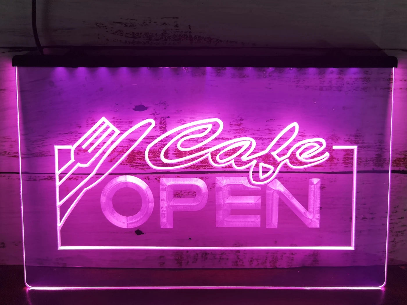 Cafe Open Illuminated LED Neon Sign