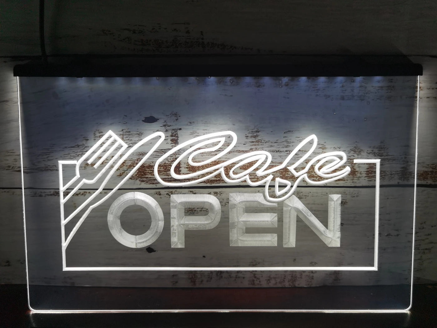 Cafe Open Illuminated LED Neon Sign