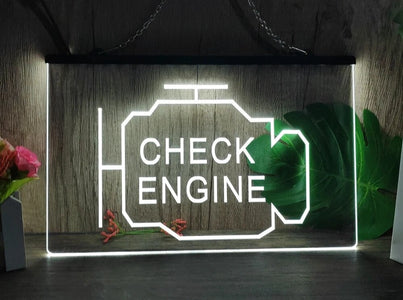 Check Engine Illuminated LED Neon Sign