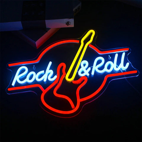 Image of Rock & Roll LED Neon Flex Sign