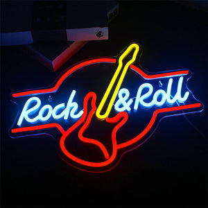 Rock & Roll LED Neon Flex Sign