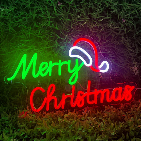 Image of Merry Christmas LED Neon Flex Sign