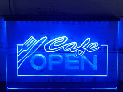 Cafe Open Illuminated LED Neon Sign