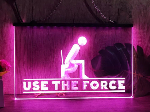 Image of Use The Force Illuminated LED Neon Sign