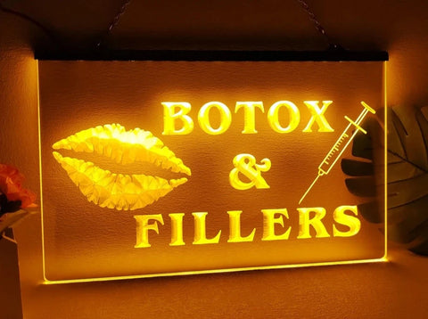 Image of Botox and Fillers LED Neon Illuminated Sign