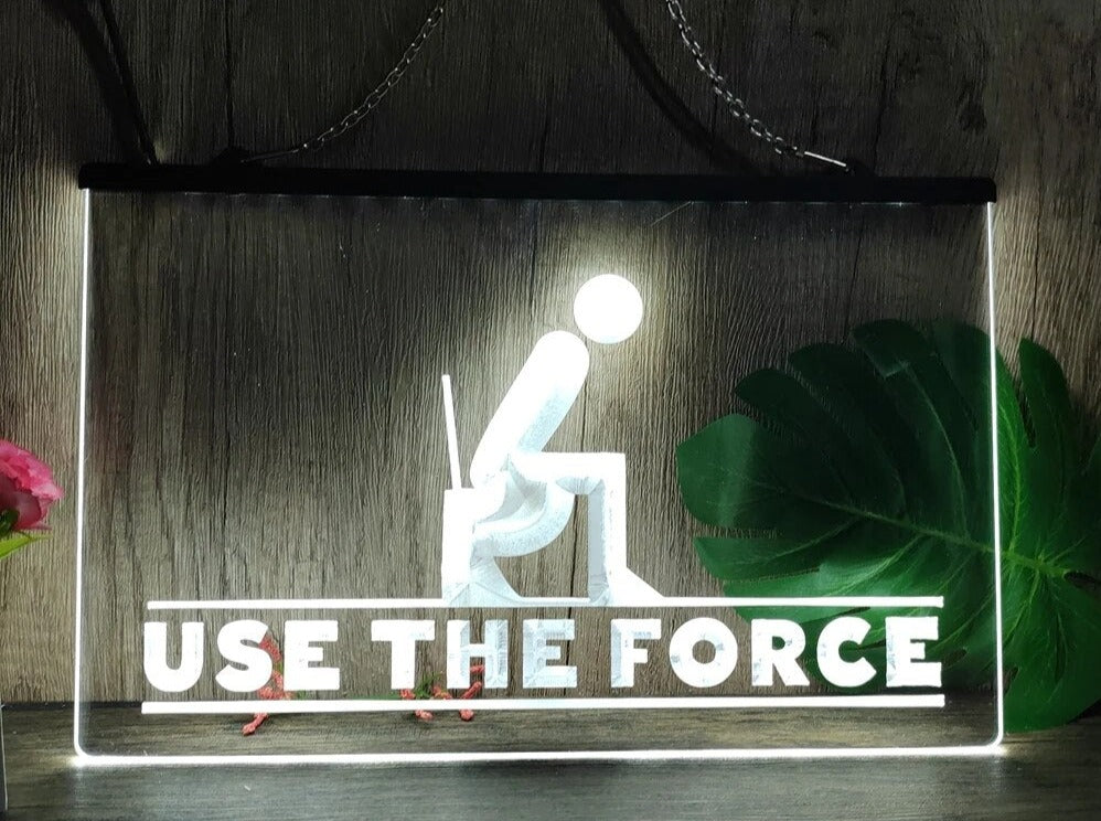 Use The Force Illuminated LED Neon Sign
