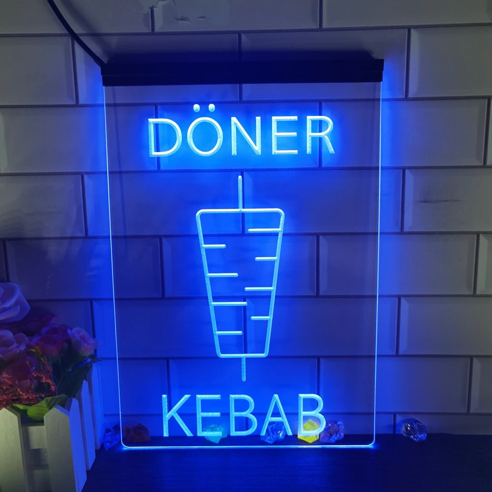 Doner Kebab Illuminated LED Neon Sign