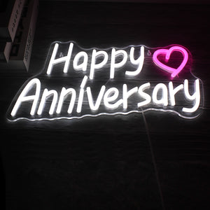 Happy Anniversary LED Neon Flex Sign