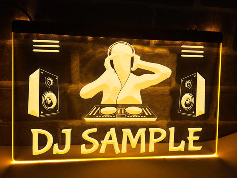 Image of CDJs Digital DJ Personalized LED Neon Sign