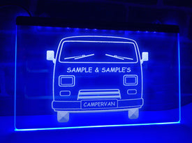 Campervan Personalized Illuminated Sign