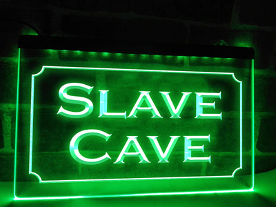 Slave Cave LED Neon Illuminated Sign