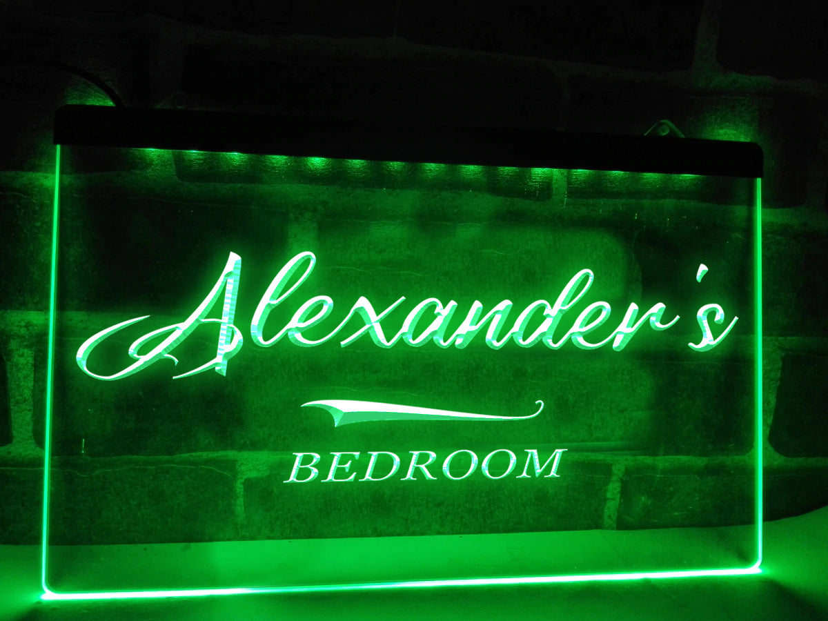 Personalized Bedroom LED Neon Illuminated Sign