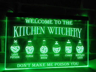 Kitchen Witchery LED Neon Illuminated Sign