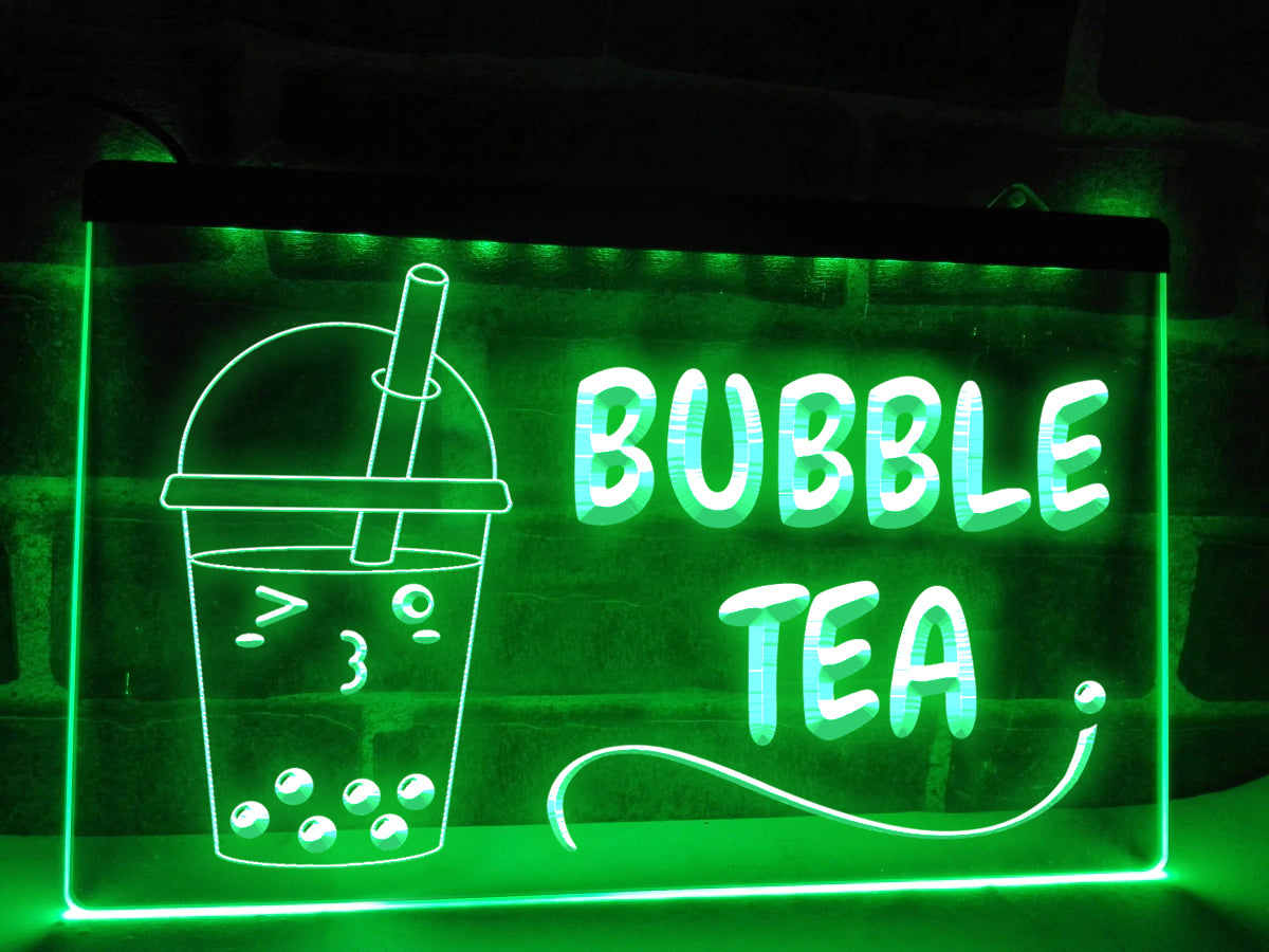 Bubble Tea Illuminated LED Neon Sign