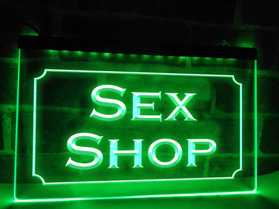 Sex Shop LED Neon Illuminated Sign