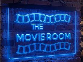 Movie Room Illuminated Sign