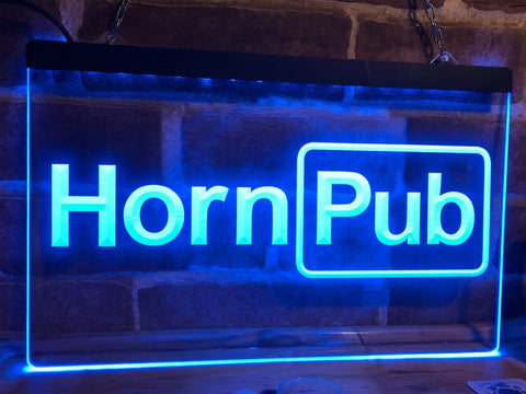 Image of Horn Pub Illuminated Bar Sign