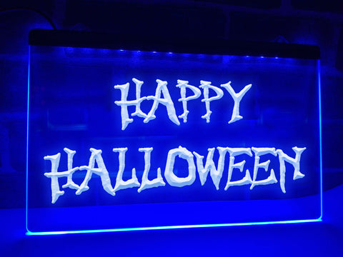 Image of Happy Halloween Illuminated Sign