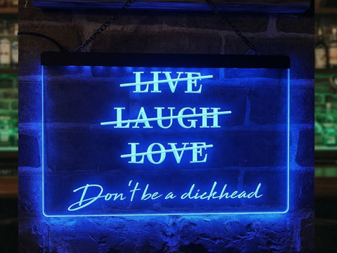 Image of Live Laugh Love Funny Illuminated Sign