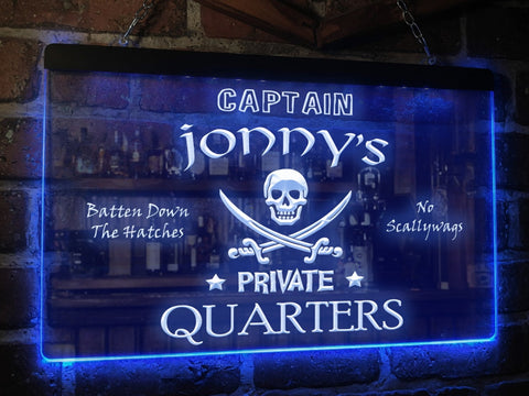 Image of Captain's Private Quarters Illuminated Sign
