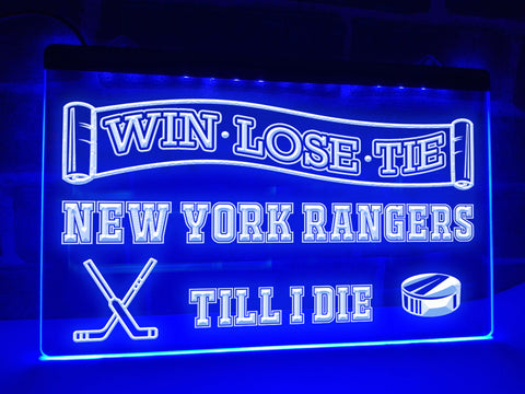 Image of Win Lose Tie Custom Team Name LED Neon Sign