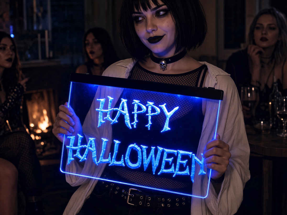 Happy Halloween Illuminated Sign
