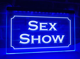 Sex Show LED Neon Illuminated Sign