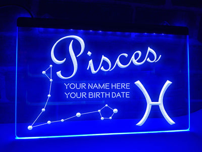 Pisces Astrology Illuminated Sign