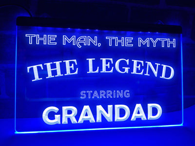 Grandad Legend Illuminated LED Neon Sign