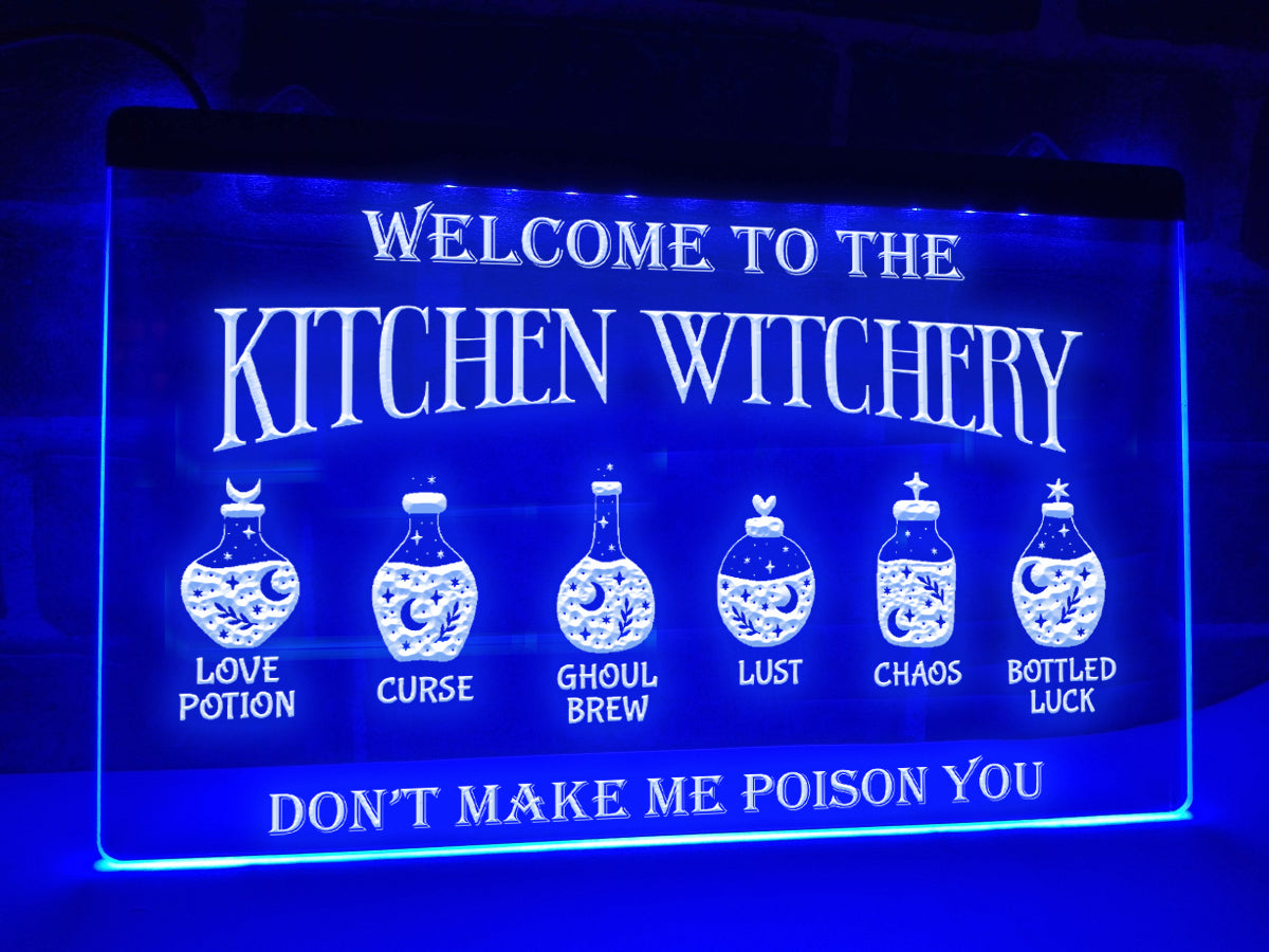 Kitchen Witchery LED Neon Illuminated Sign