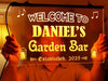 Garden Bar Personalized Illuminated LED Neon Sign