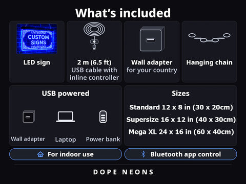 Image of Your Design - Custom Illuminated LED Neon Sign