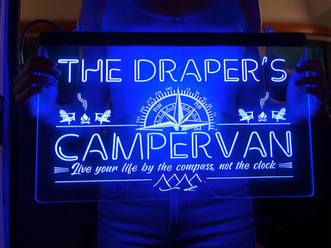Image of Personalized Campervan LED Neon Illuminated Sign