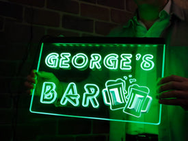 Your Bar Personalized Illuminated Sign