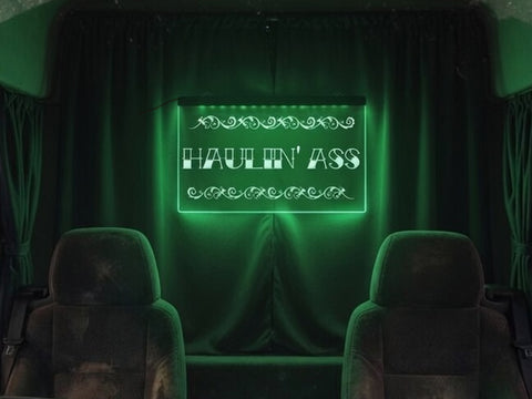 Image of Haulin' Ass Illuminated Sign