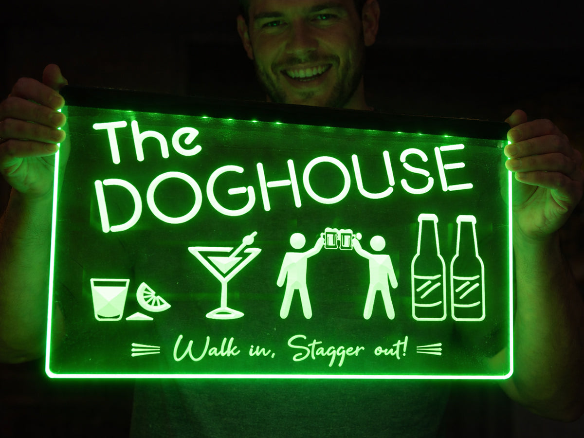 The Dog House Illuminated Sign