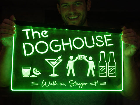 Image of The Dog House Illuminated Sign