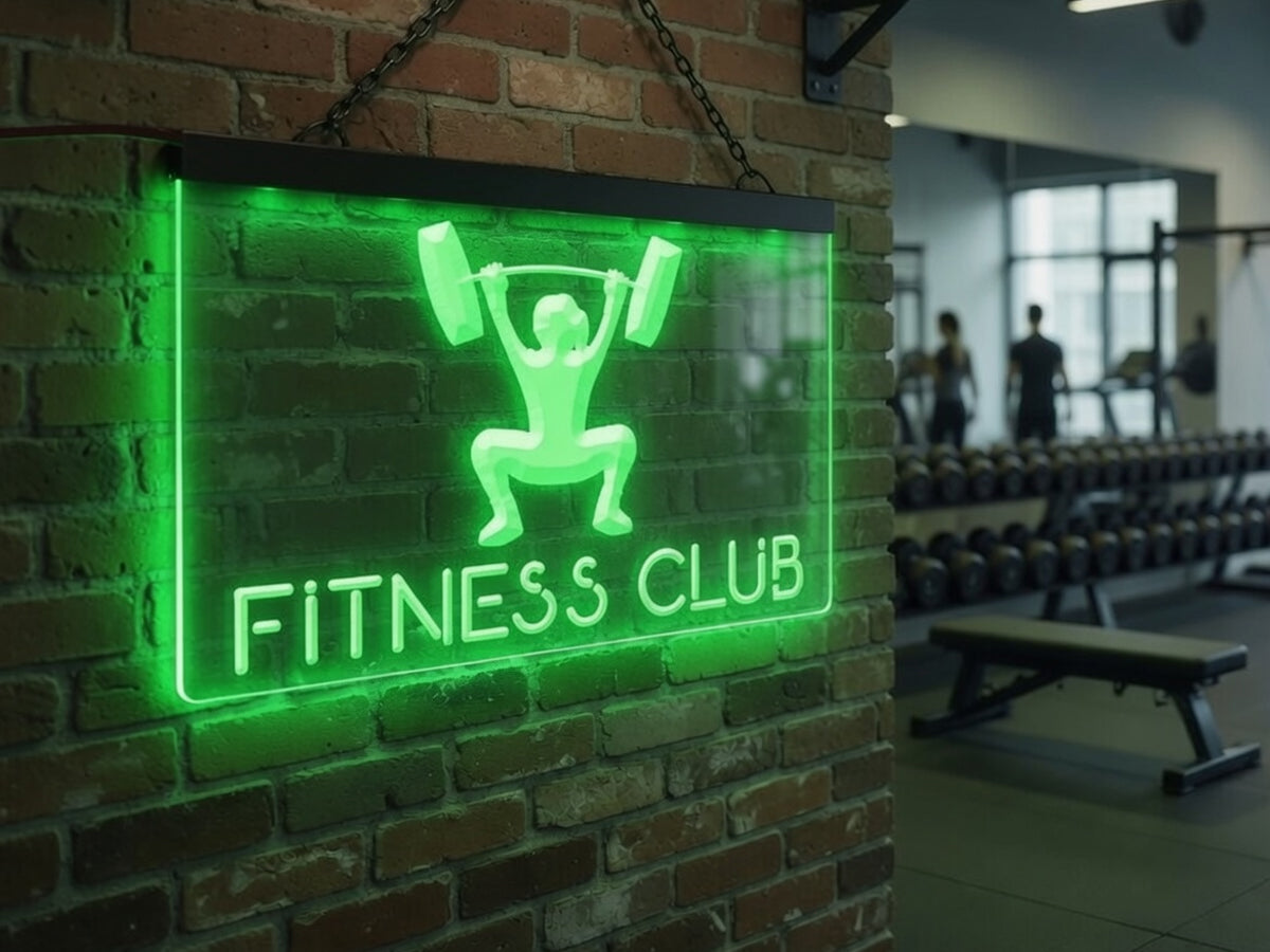 Fitness Club Illuminated Sign