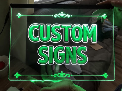Image of Your Design - Custom Two Tone Illuminated LED Neon Sign