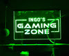 Gaming Zone Personalized Illuminated Sign