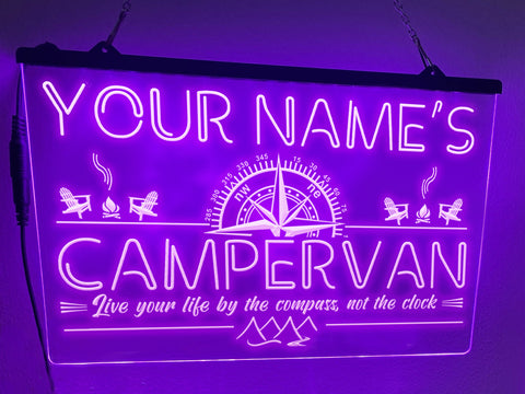 Image of Personalized Campervan LED Neon Illuminated Sign