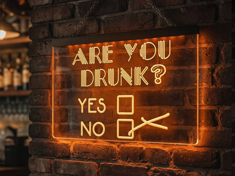 Image of Are You Drunk Illuminated Bar Sign